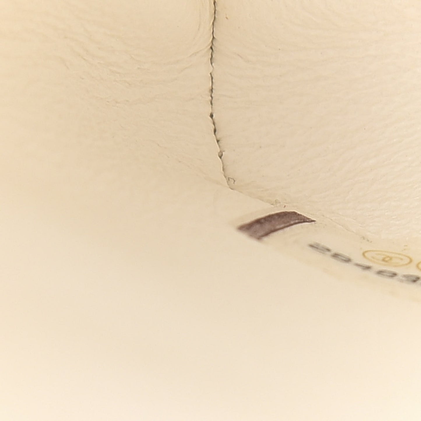 Caviar Quilted Flap Clutch Ivory