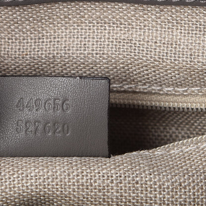 Gucci Soft Microguccissima Small Zippered Satchel Loess 8 of 8