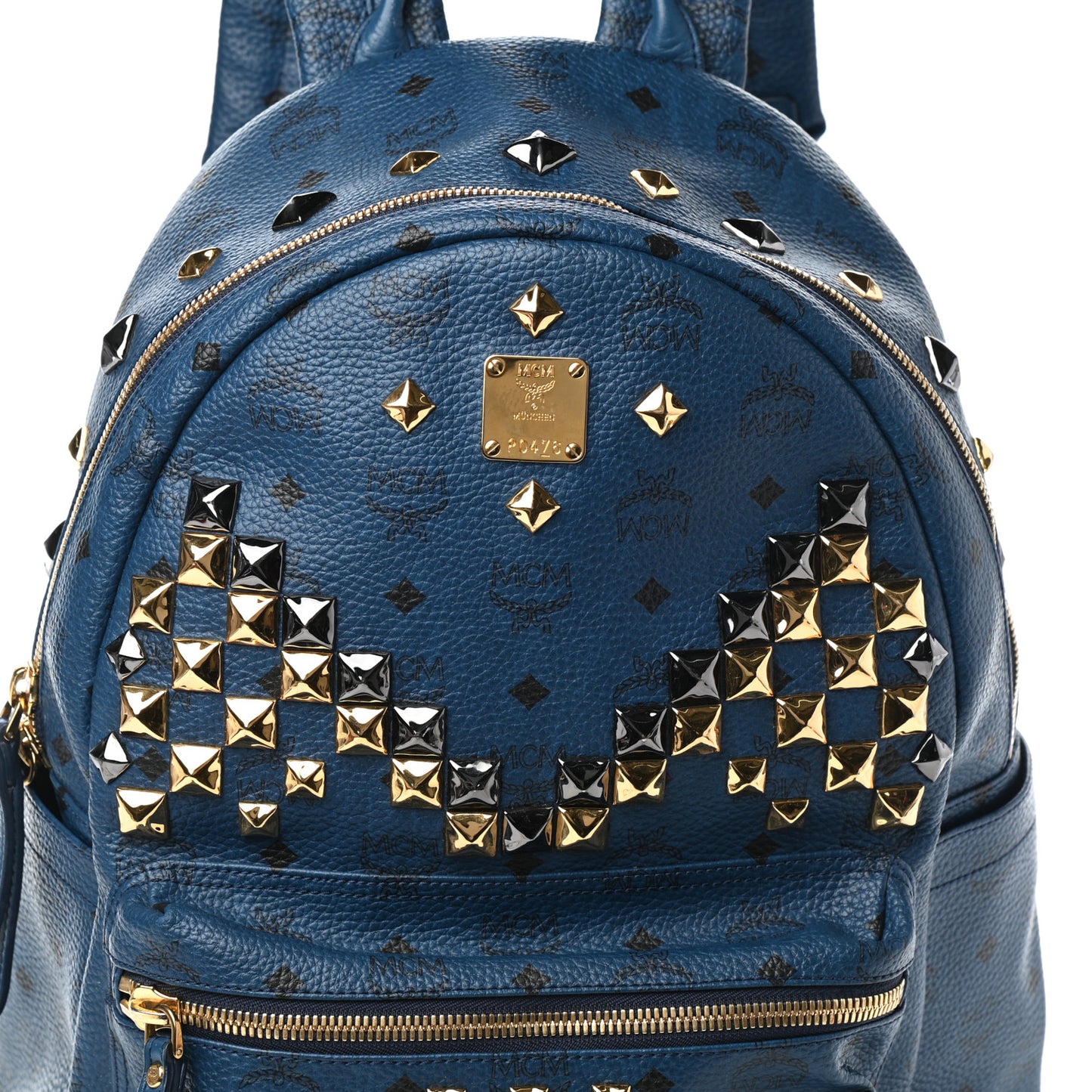 Visetos Studded Medium Stark M Backpack Blue