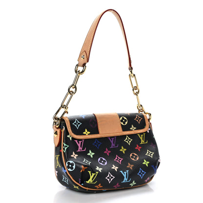 Louis Vuitton Monogram Multicolor Patti Black 3 of 8