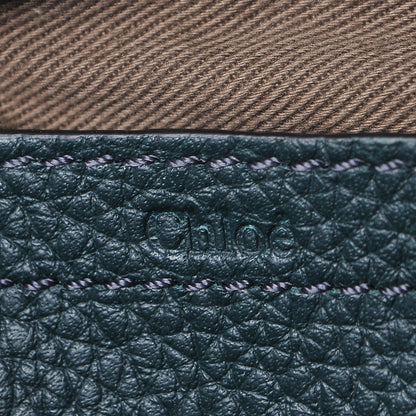 Chloe Calfskin Mini Marcie Round Crossbody Bag Teal 6 of 8