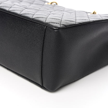 Chanel Caviar Quilted Grand Shopping Tote GST Black 8 of 10
