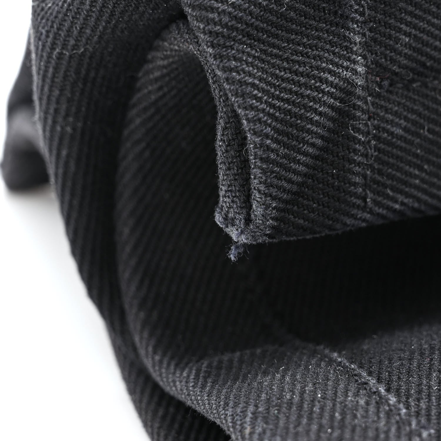 Saint Laurent Linen Calfskin Rive Gauche Tote Black 17 of 17
