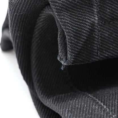 Saint Laurent Linen Calfskin Rive Gauche Tote Black 17 of 17