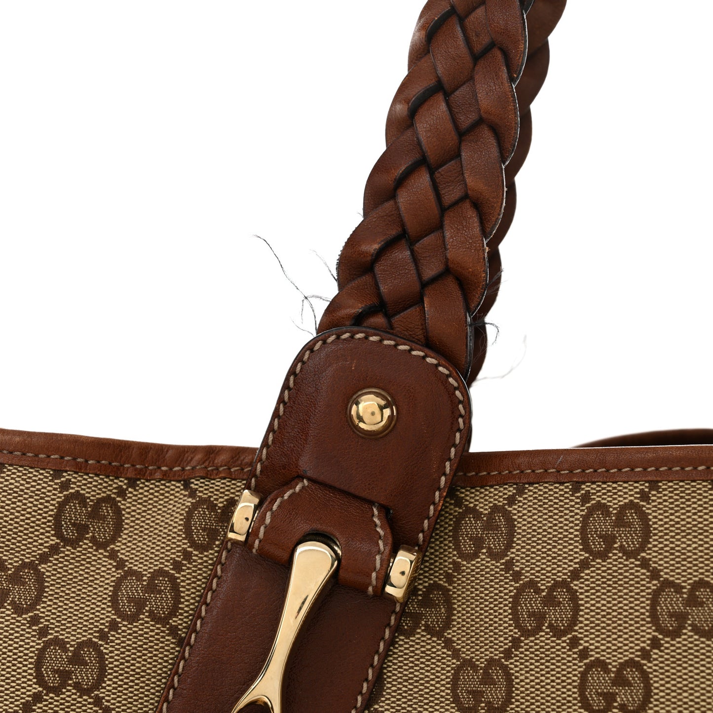 Monogram Medium Pelham Shoulder Bag Brown