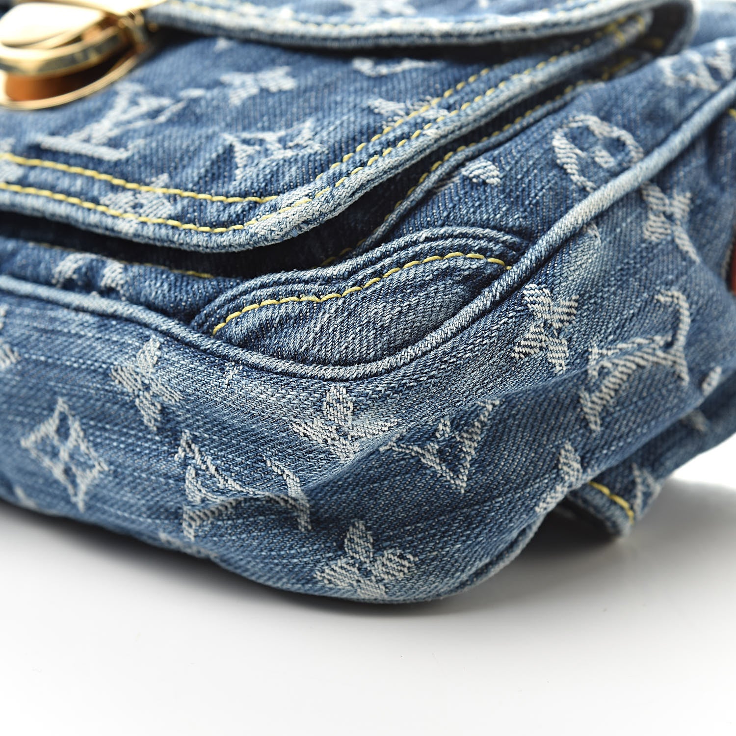 Louis Vuitton Monogram Denim Bum Bag Blue 10 of 10