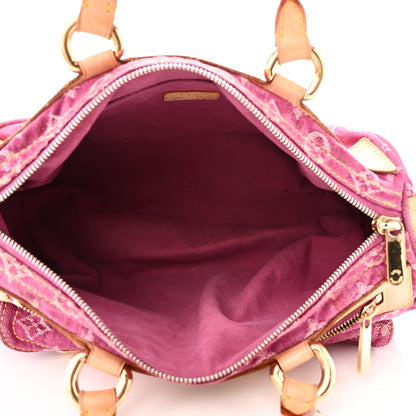 Louis Vuitton Monogram Denim Neo Speedy Fuchsia 5 of 11