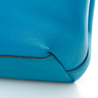 Gucci Calfskin GG Marmont Shoulder Bag Turquoise 11 of 12