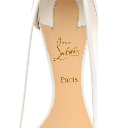 Christian Louboutin Kid Rete Galativi Flats 37.5 Version Bianco 7 of 11