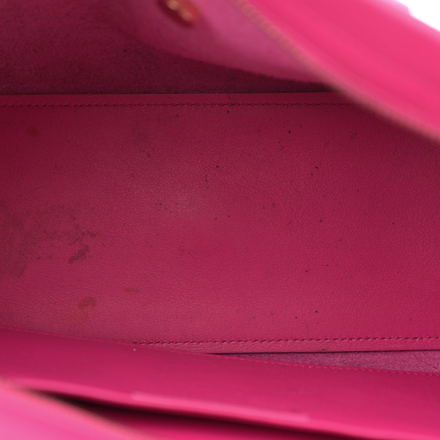 Calfskin Small Monogram Cabas Fuchsia