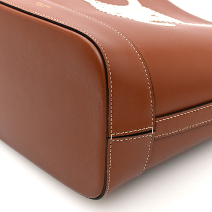 Celine Smooth Calfskin Small Cuir Triomphe Bucket Bag Tan 9 of 9