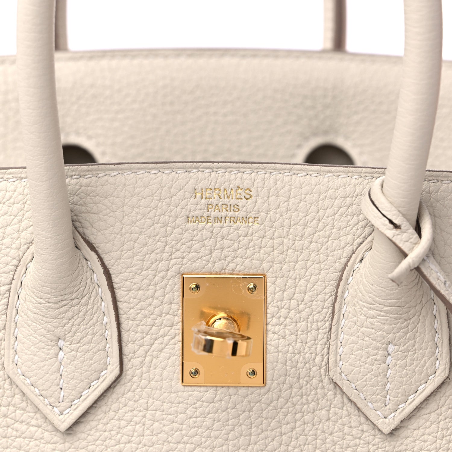 Hermes Togo Birkin 25 Craie 6 of 10
