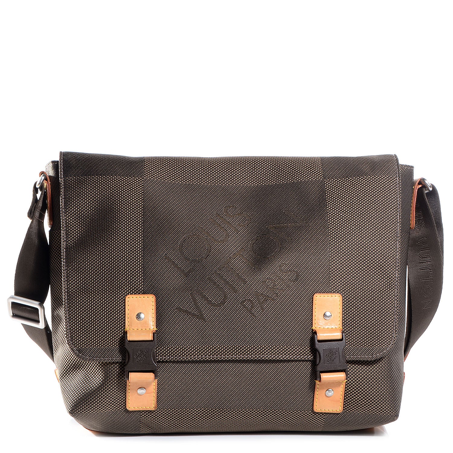 Louis Vuitton Damier Geant Loup Messenger Bag Terre 1 of 8