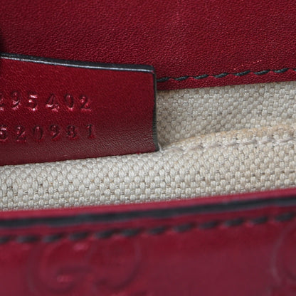 Gucci Soft Guccissima Medium Emily Chain Shoulder Bag Classic Ruby 7 of 12