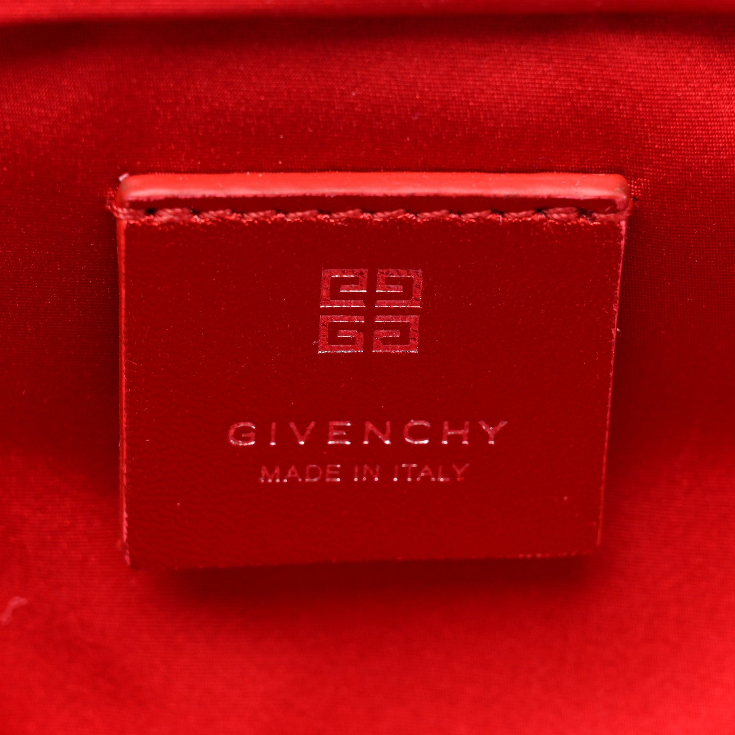 Givenchy Satin Mini Kenny Shoulder Bag Red 6 of 9