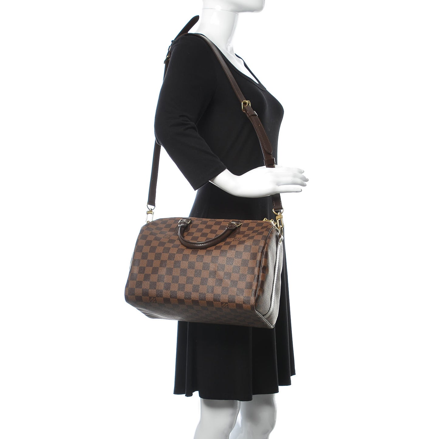 Damier Ebene Speedy Bandouliere 30