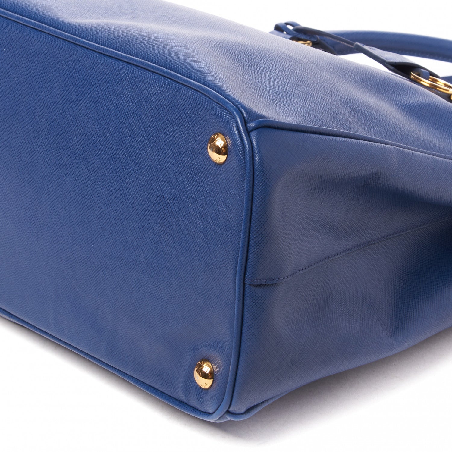 Prada Saffiano Medium Galleria Double Zip Tote Azzurro 5 of 8