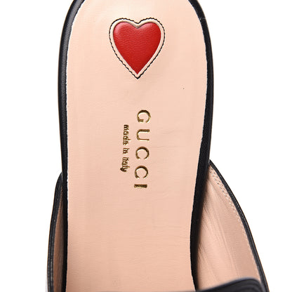 Gucci Malaga Kid Bead Embellished Womens Princetown Slippers 40 Black 5 of 10