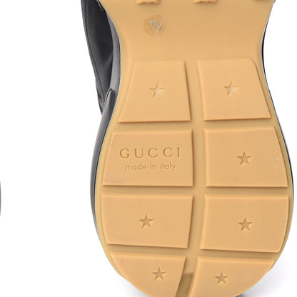 Gucci X SEGA Calfskin Logo Mens Rhyton Sneakers 7.5 Black 6 of 10