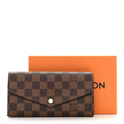 Louis Vuitton Damier Ebene Sarah Wallet NM 13 of 13