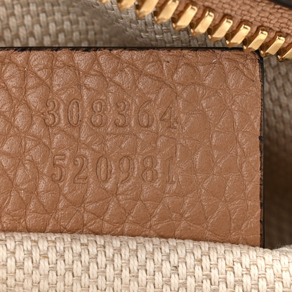 Gucci Pebbled Calfskin Small Soho Disco Bag Camelia 7 of 10