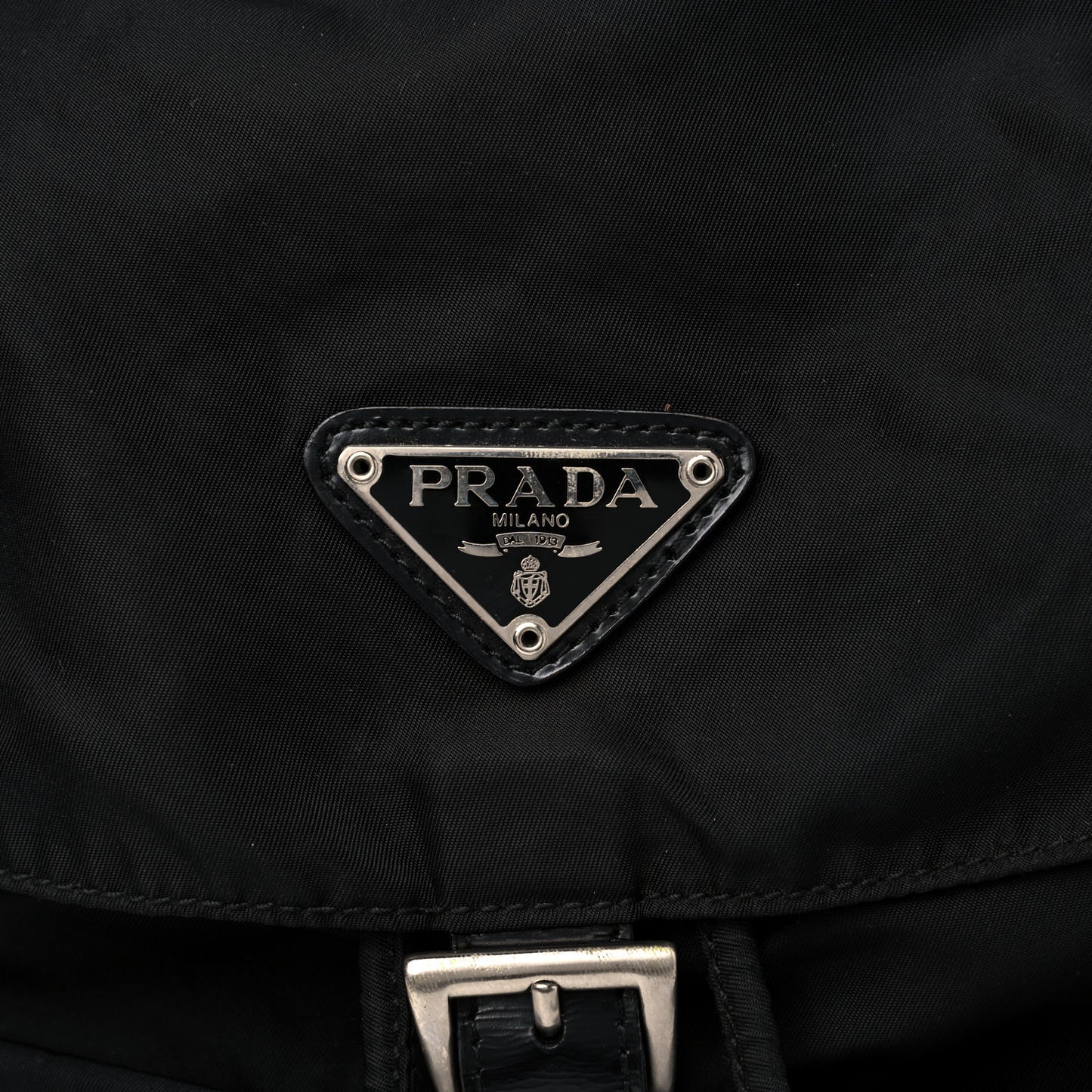 Tessuto Nylon Vela Small Backpack Black