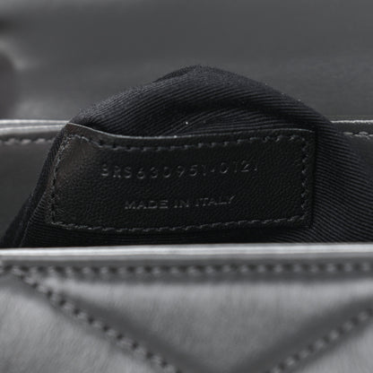 Saint Laurent Calfskin Y Quilted Monogram Toy Loulou Crossbody Bag Storm 7 of 11
