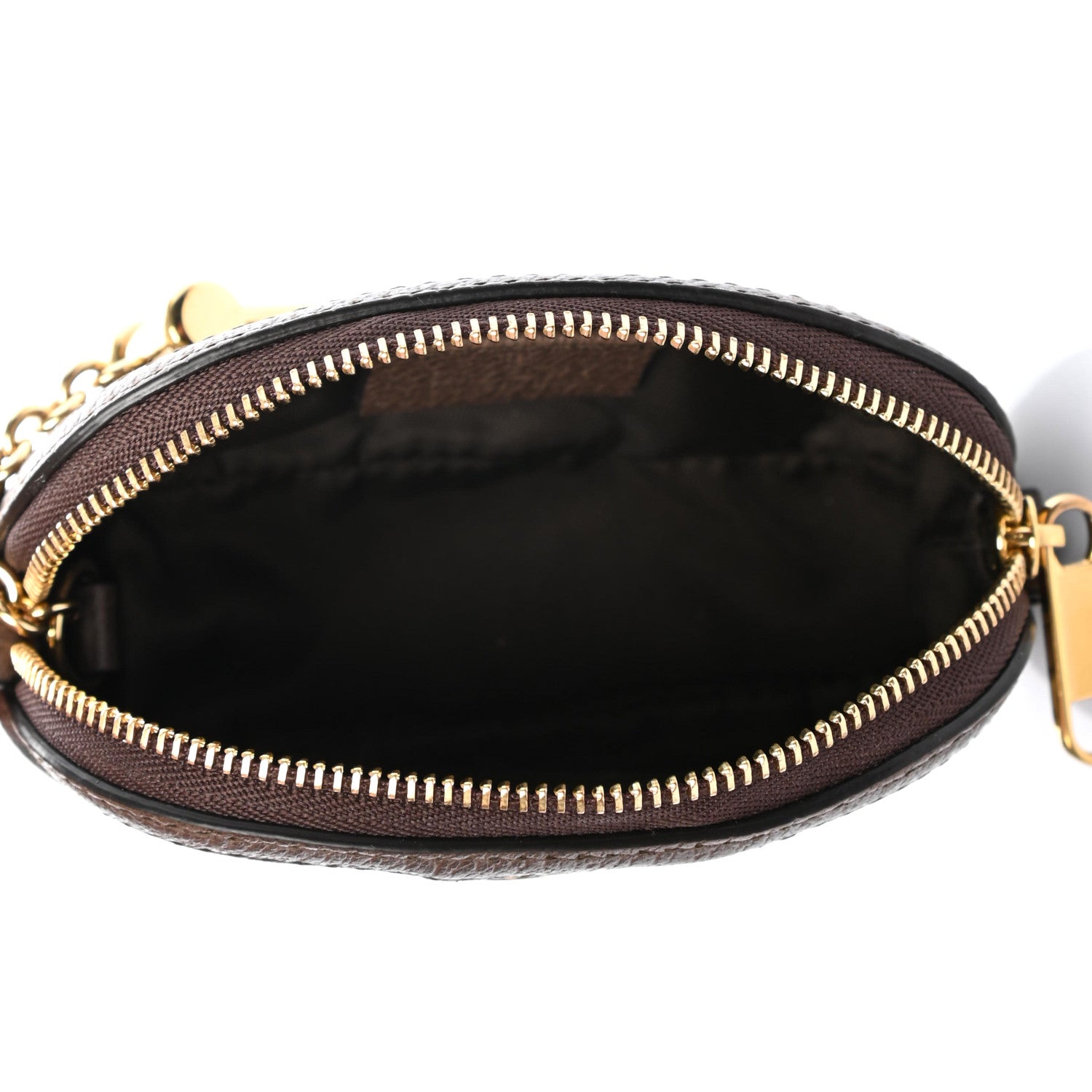 Gucci GG Supreme Monogram Web Ophidia Dome Key Pouch Beige New Acero 5 of 7