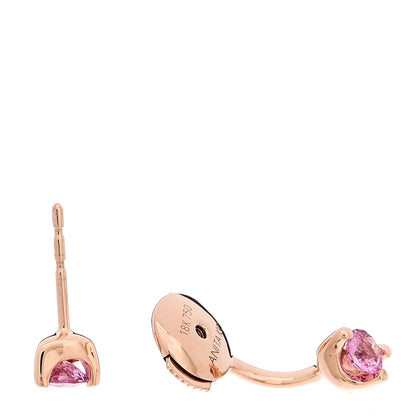 Anita Ko 18K Rose Gold Pink Sapphire Orbit Earring 3 of 5