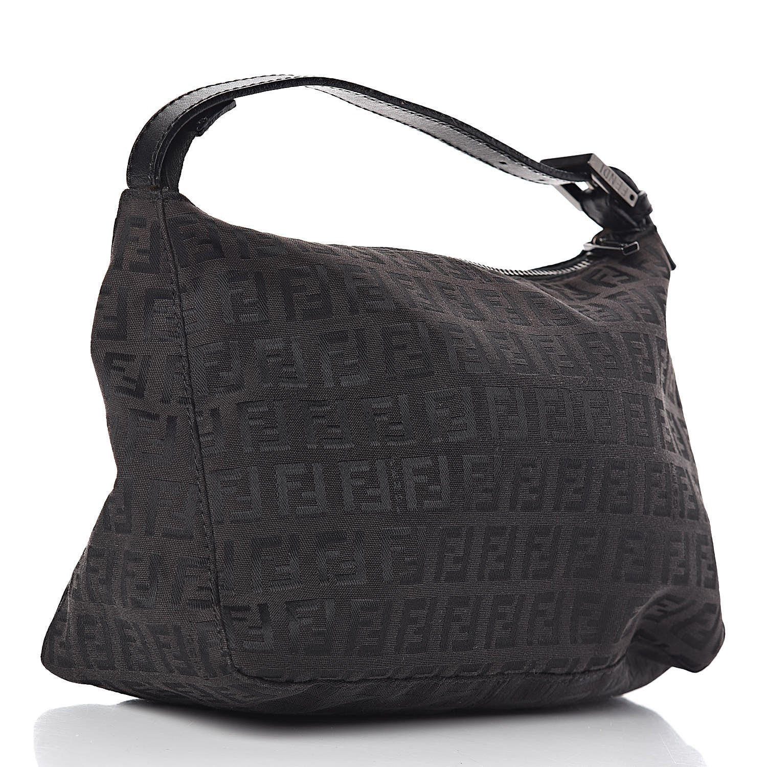 Fendi Zucchino Mini Pochette Black 3 of 14