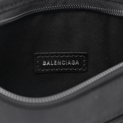 Balenciaga Sustainable Casual Nylon Weekend Belt Wallet Black 7 of 11