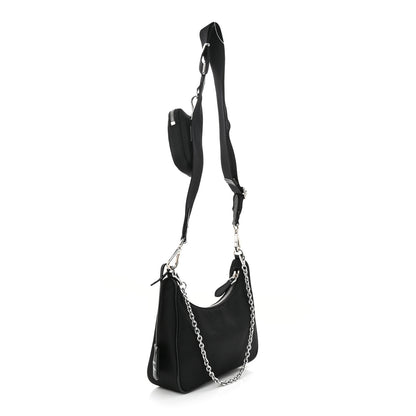 Prada Nylon Re-Edition 2005 Shoulder Bag Black 3 of 12