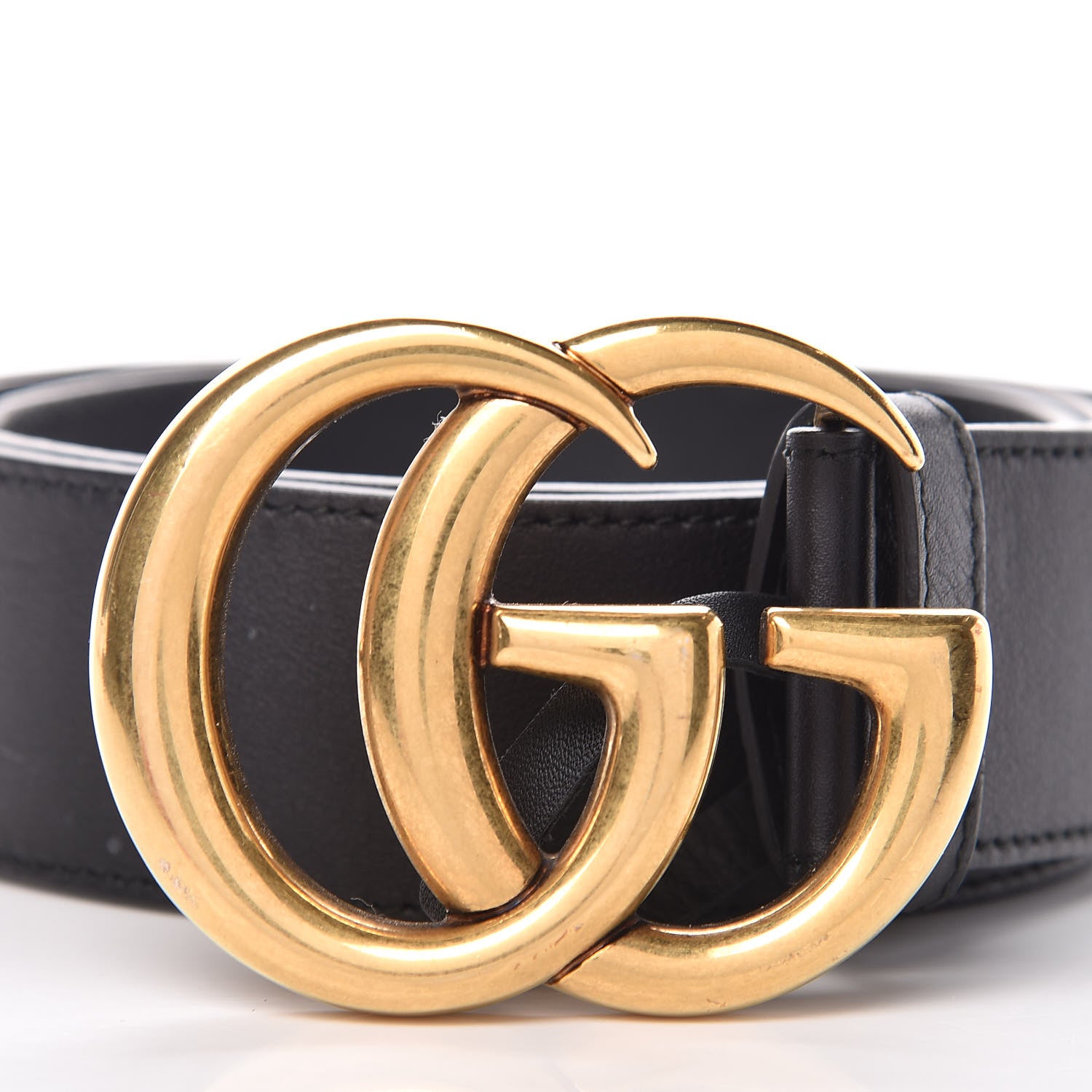Gucci Calfskin Double G 40mm Belt 85 34 Black 4 of 7