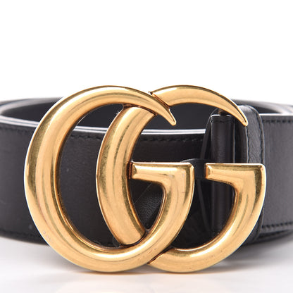 Gucci Calfskin Double G 40mm Belt 85 34 Black 4 of 7