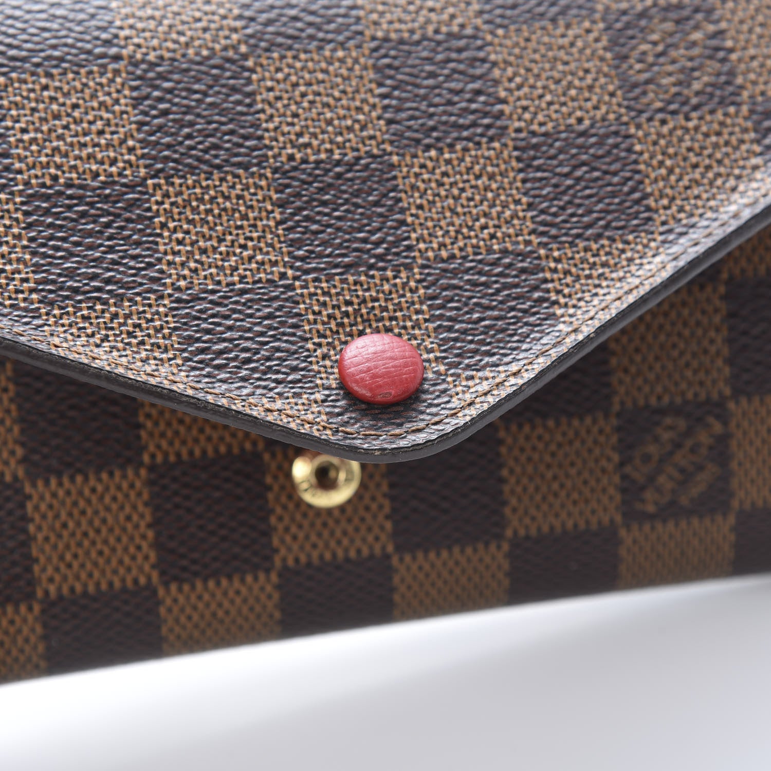 Louis Vuitton Damier Ebene Josephine Wallet Red 13 of 13