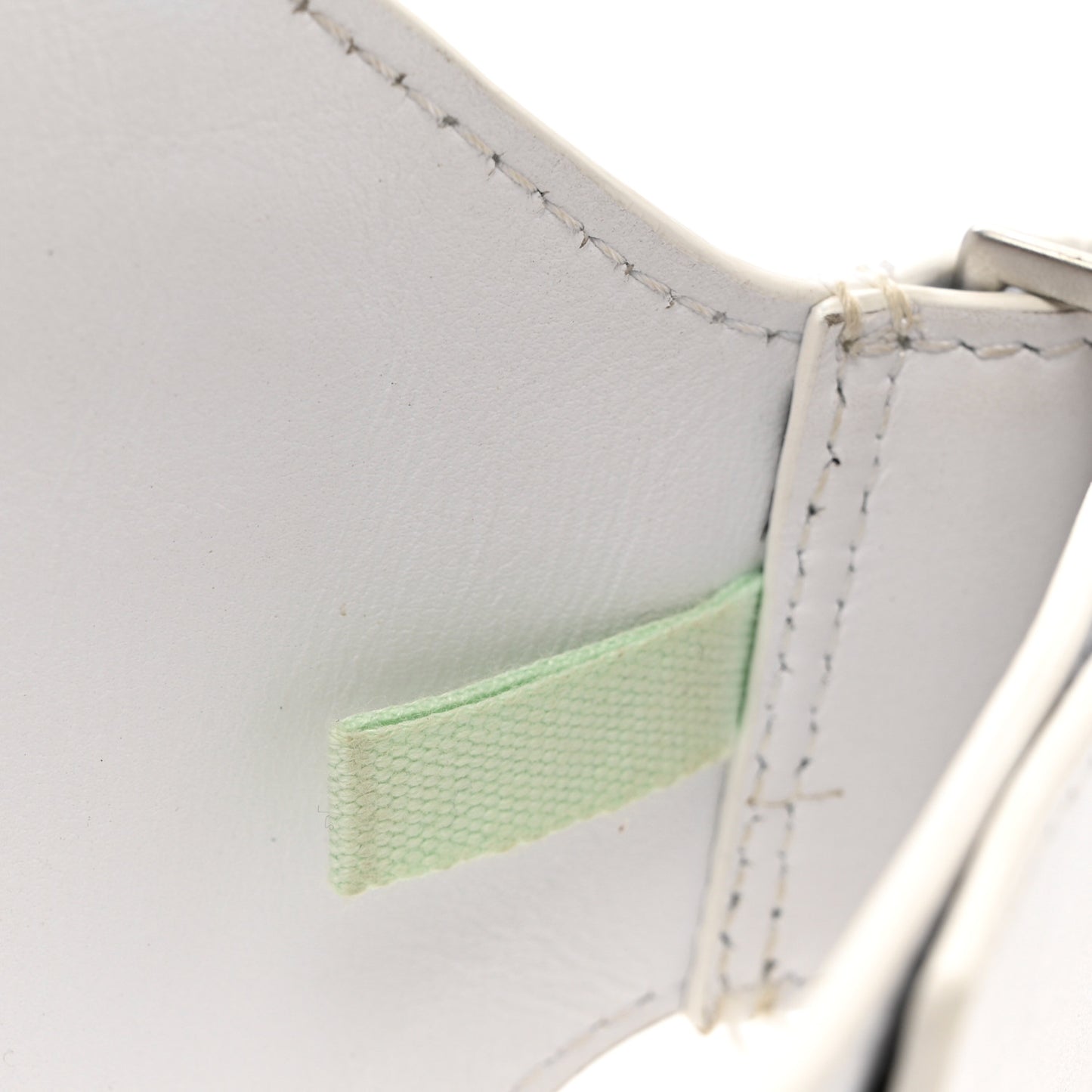 Calfskin Sculpture Belt Bag White