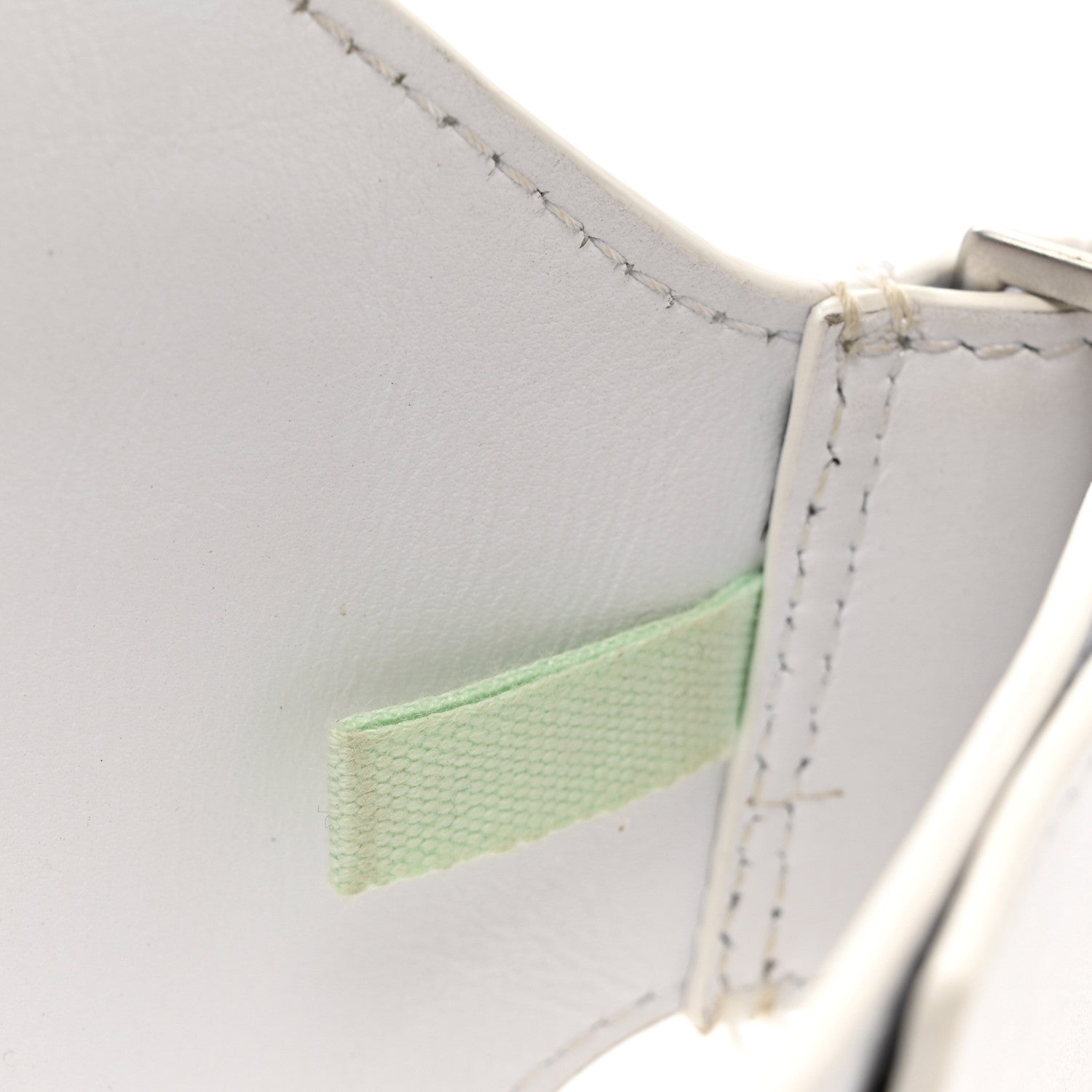 Off-White Calfskin Sculpture Belt Bag White 8 of 9