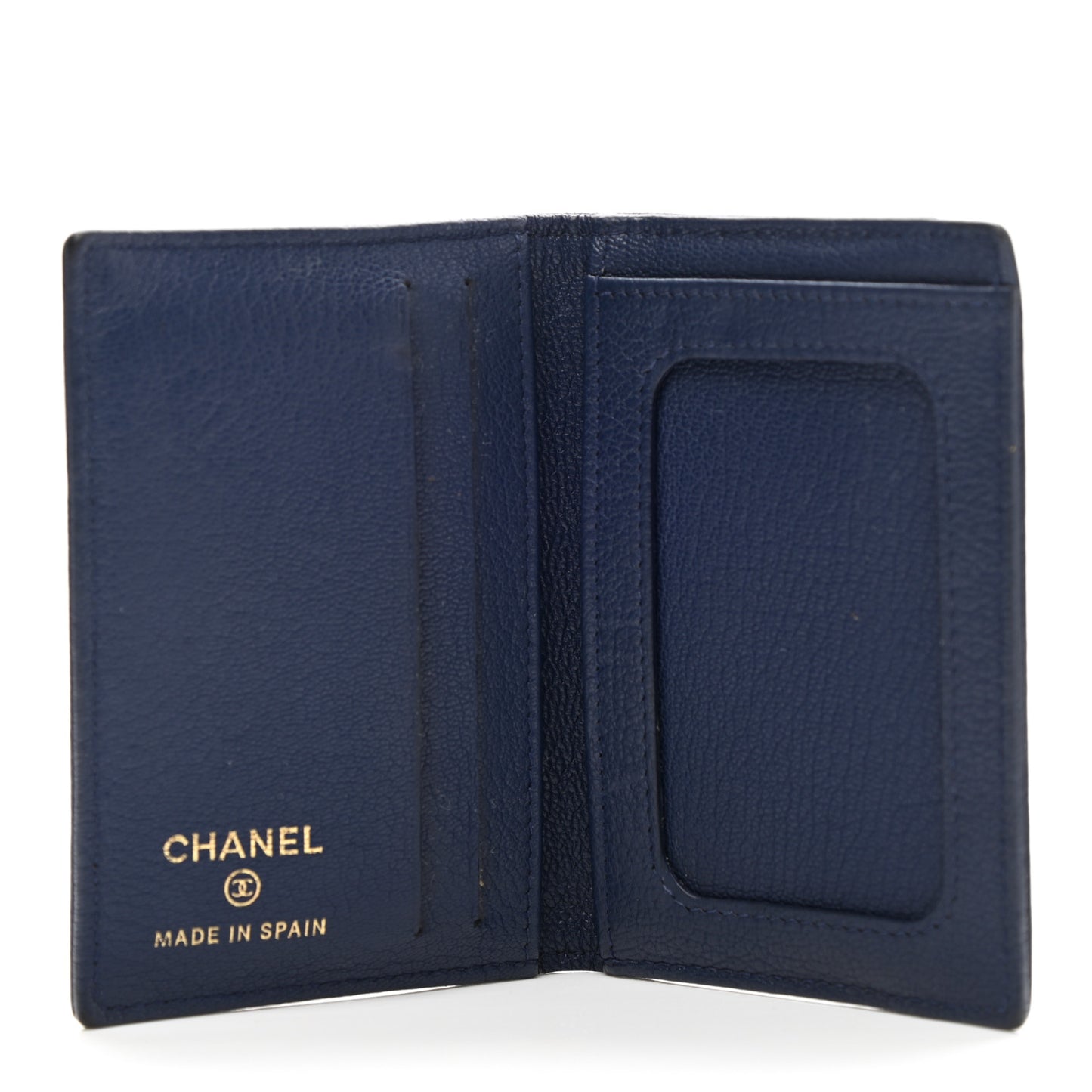Lambskin Timeless CC Timeless Card Holder Wallet Navy