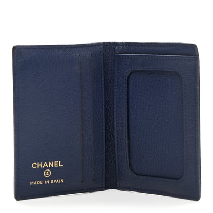 Chanel Lambskin Timeless CC Timeless Card Holder Wallet Navy 5 of 13