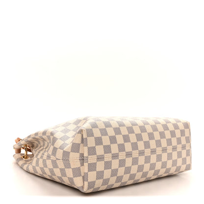 Louis Vuitton Damier Azur Graceful PM Rose Ballerine 4 of 9