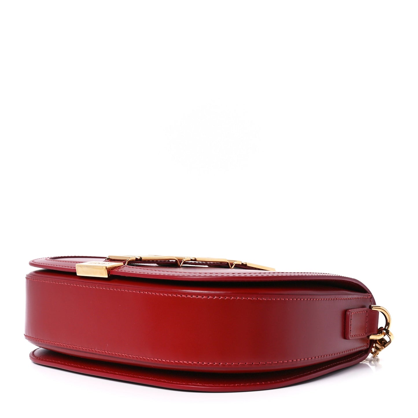 Calfskin Large Greca Goddess Shoulder Bag Red