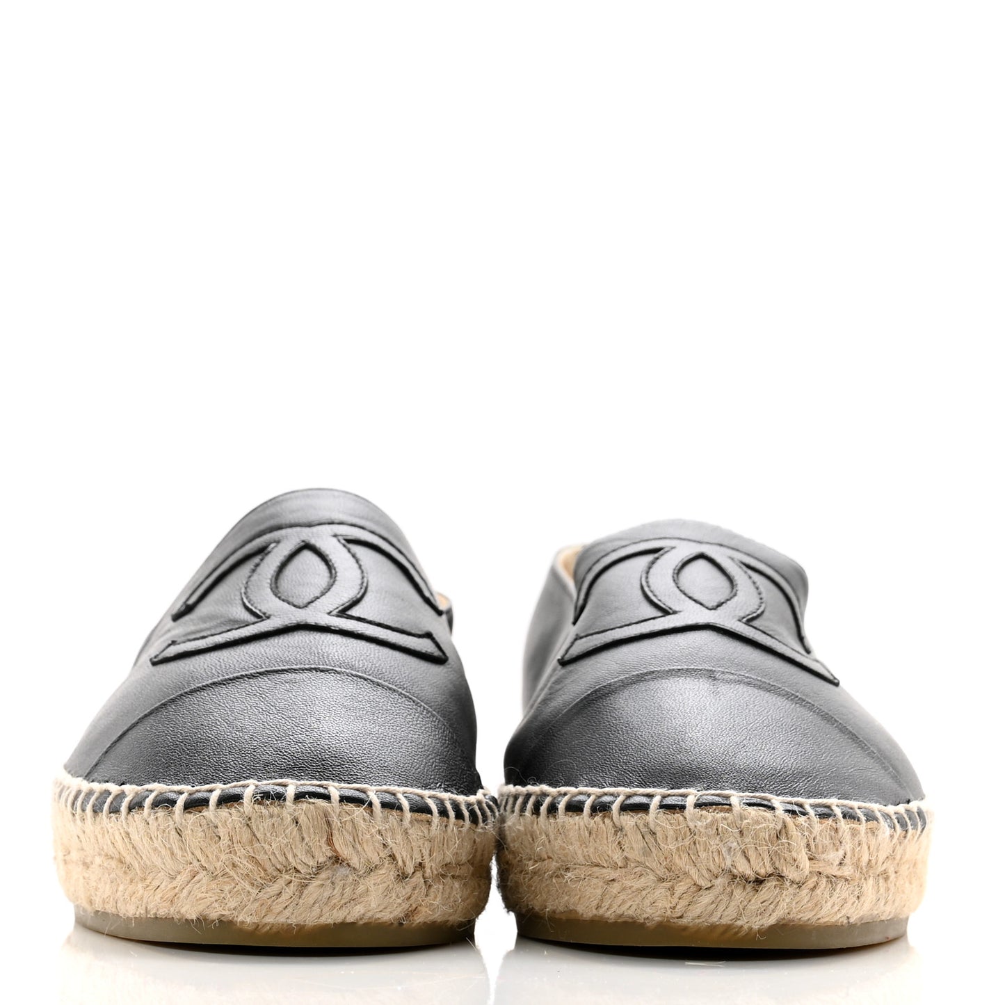 Lambskin CC Espadrilles 37 Black