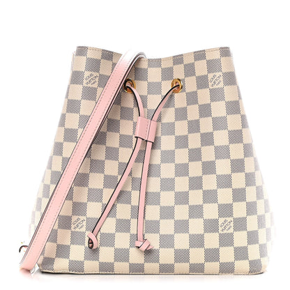 Louis Vuitton Damier Azur Neonoe MM Eau De Rose 1 of 17