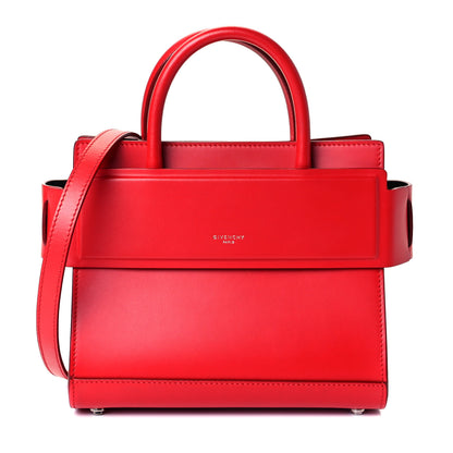 Givenchy Smooth Calfskin Mini Horizon Satchel Red 1 of 7