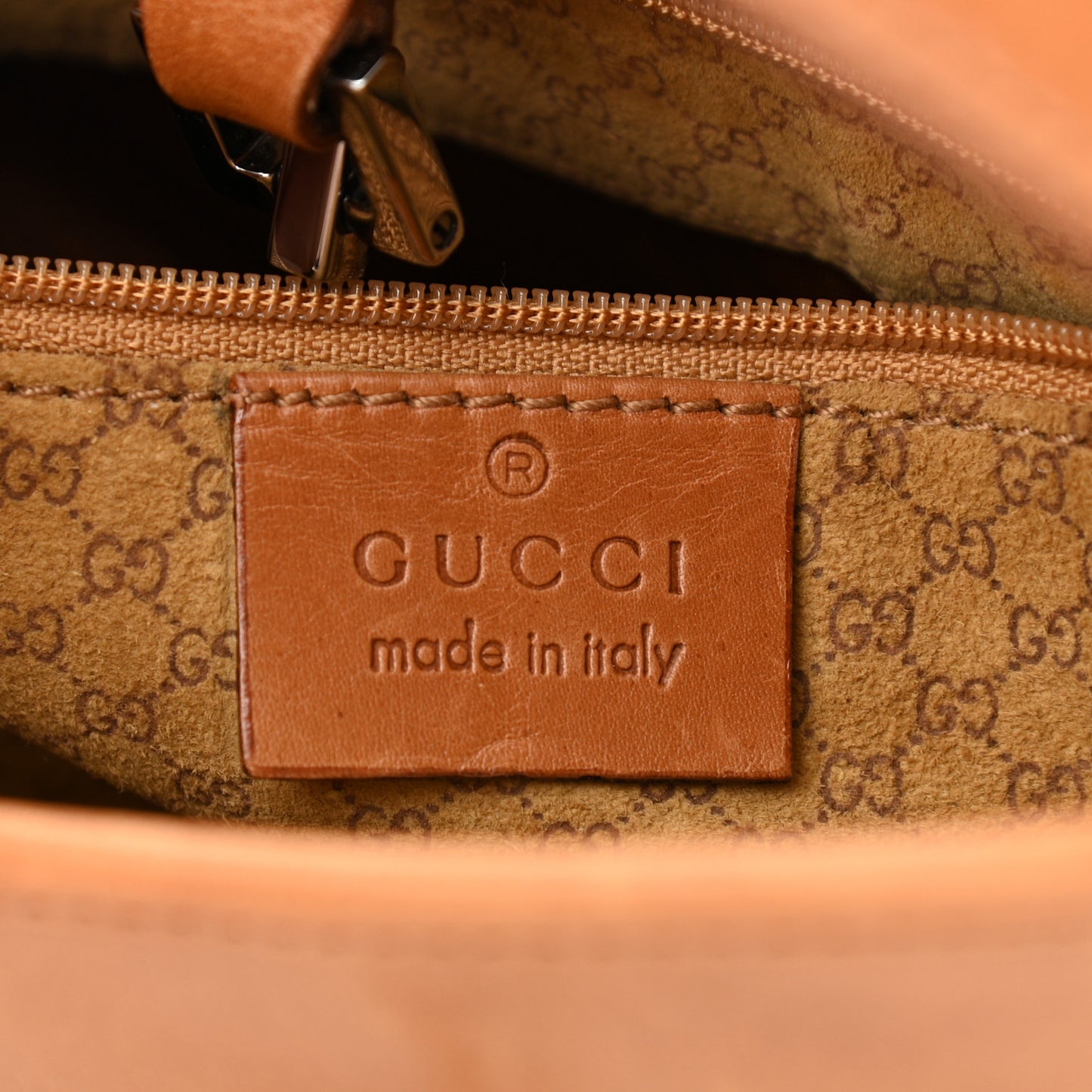 Calfskin Small Jackie O Hobo Brown