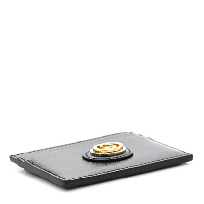 Gucci Azalea Calfskin Marina Card Holder Black 4 of 9