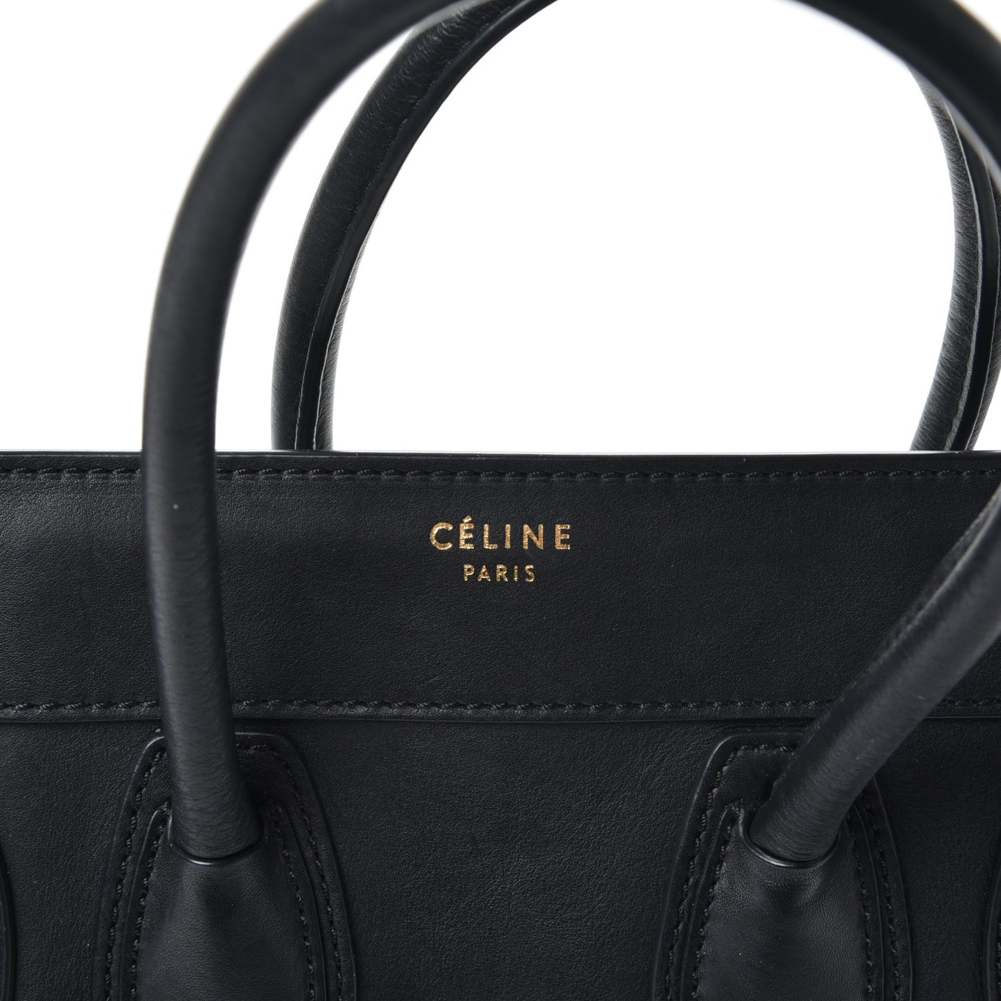 Smooth Calfskin Micro Luggage Black