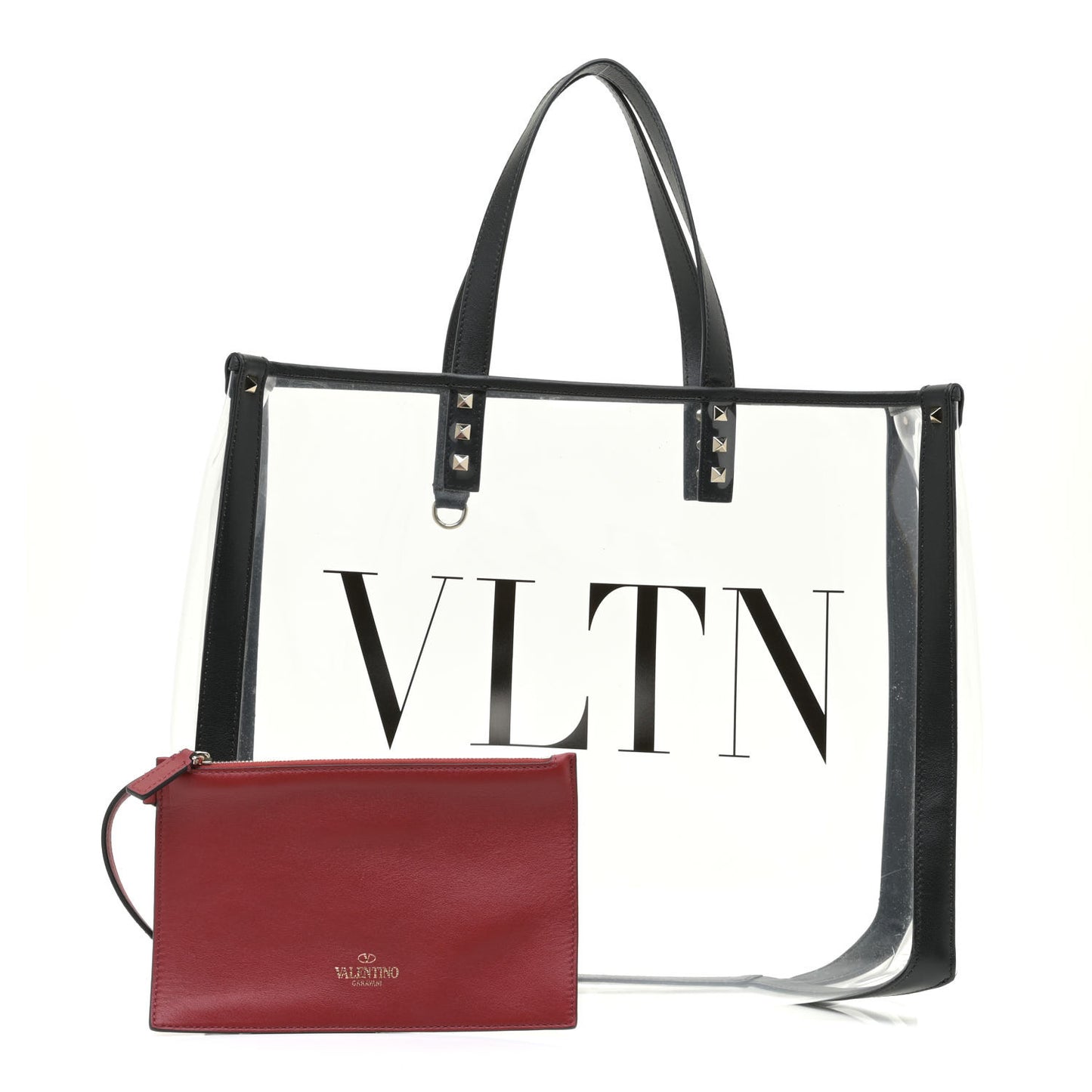 Plexy VLTN Small Shopping Bag Transparent