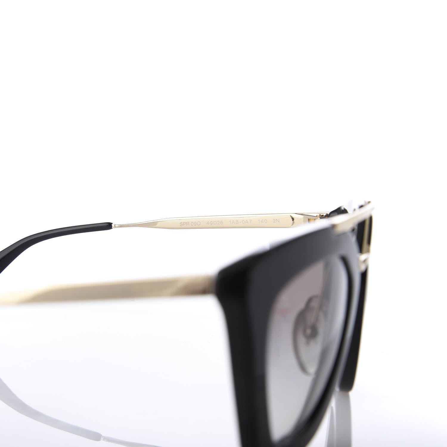 Prada Acetate Cinema Sunglasses SPR 09Q Black 6 of 6