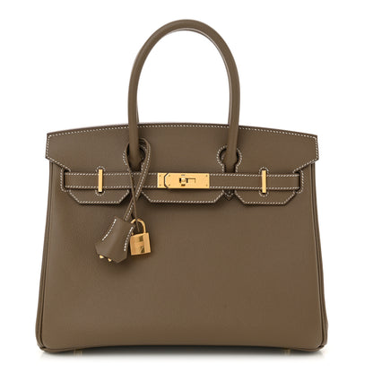 Hermes Epsom BIRKIN 30 Etoupe 1 of 11